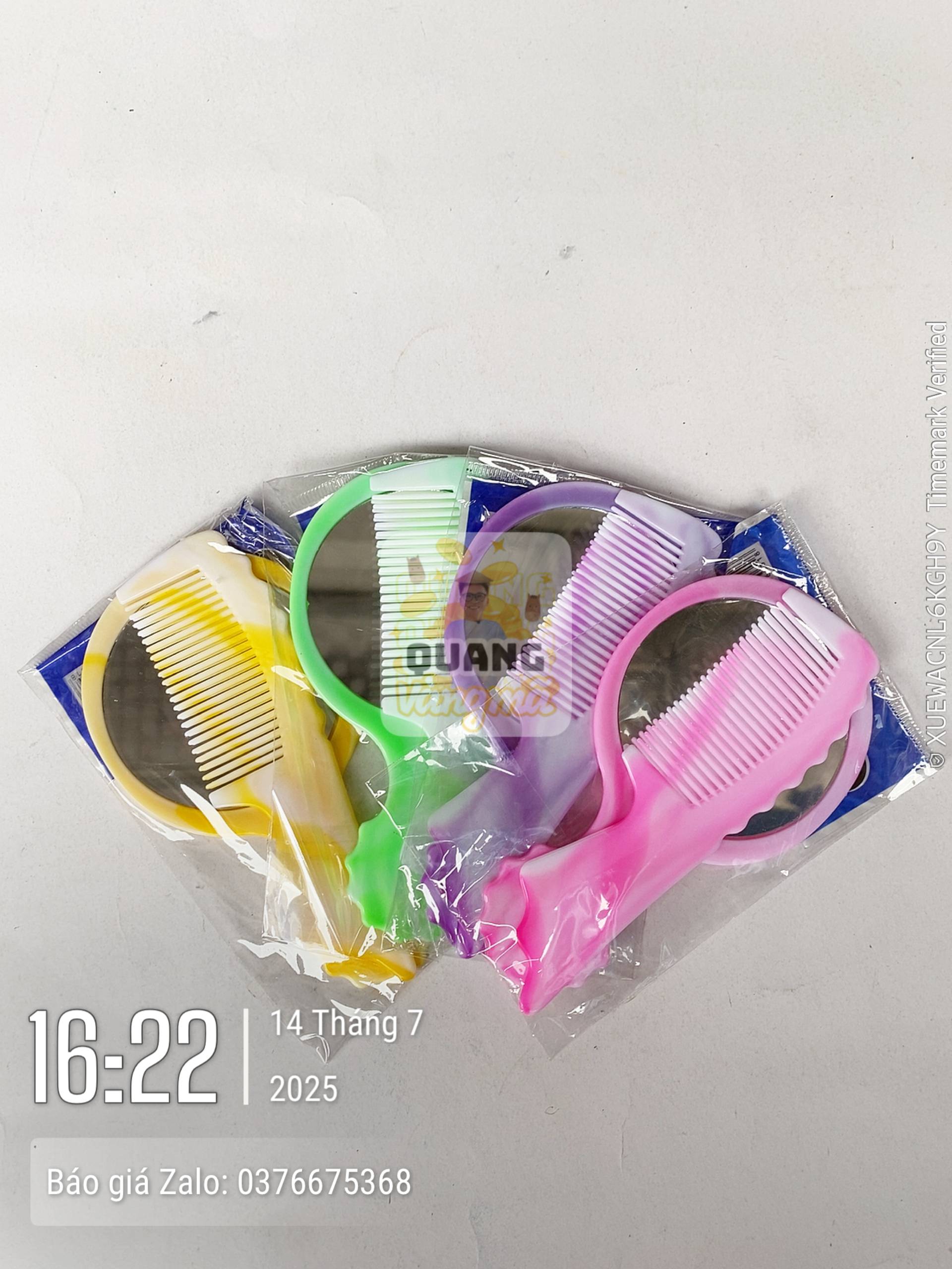 Combo gương lược